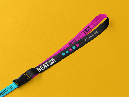 Conference Lanyard Half View