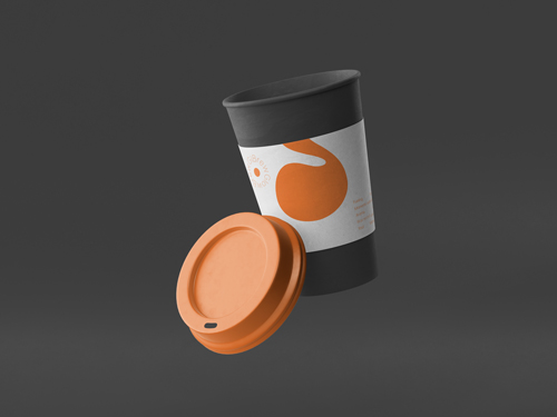 Paper Cup With a Floating Lid