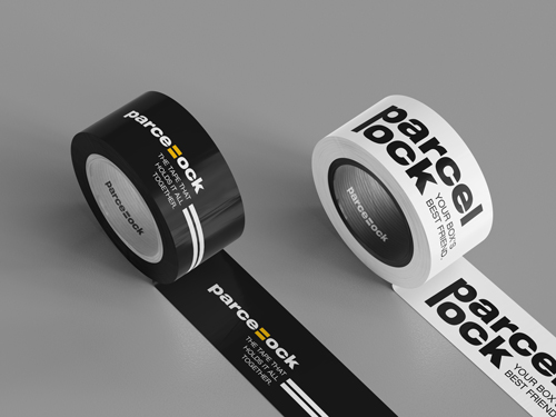 Deux rubans sur le sol