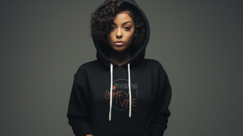 Woman Posing in a Studio