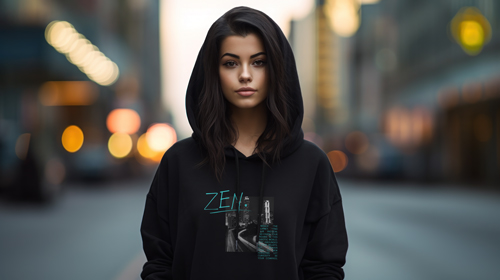 Woman in Casual Clothing