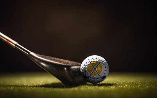 Ball and a Golf Club During Nighttime