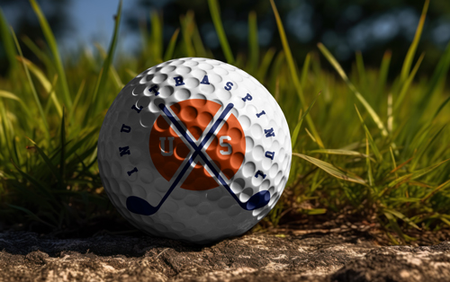 Ball in a Field Closeup View