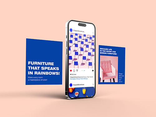 iPhone Standing Between Promos