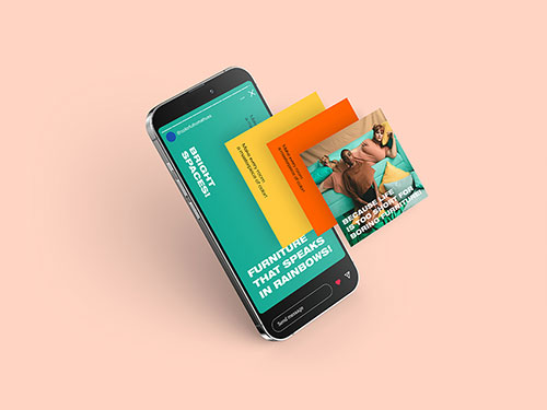 Mobile Phone Promoting a Brand