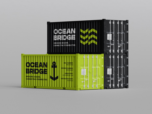 Rectangle Containers Angle View