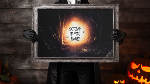 Antique Frame in a Haunted House