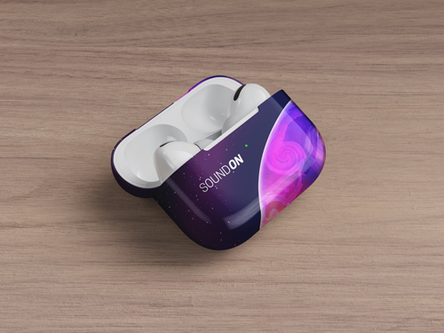 Airpod Case High Angle View