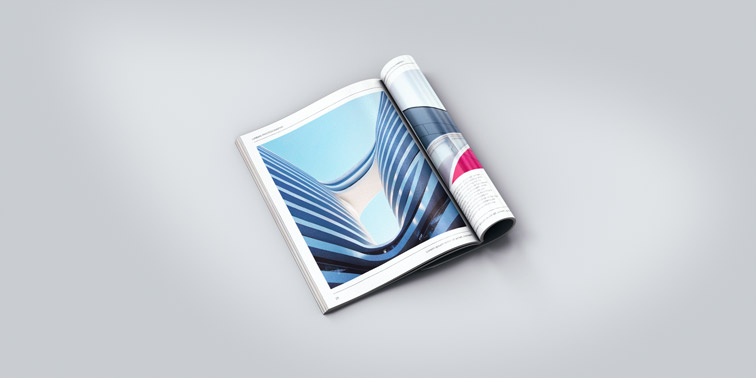 Right Side Folded Magazine