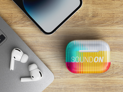 Electronics on a Desk Top View