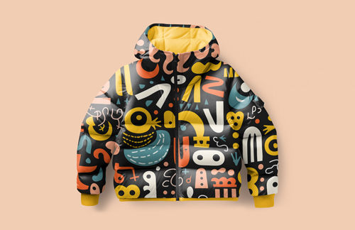 Puffer Jacket Front View