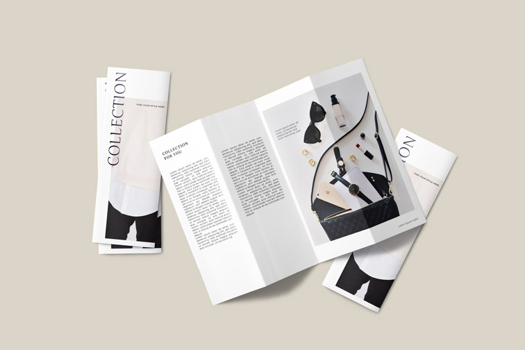 Open and Folded Leaflets