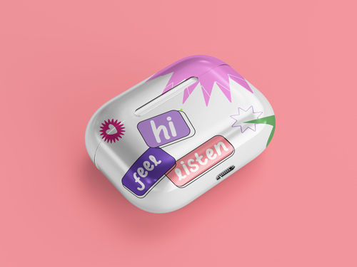 Étui Airpod Vue à grand angle