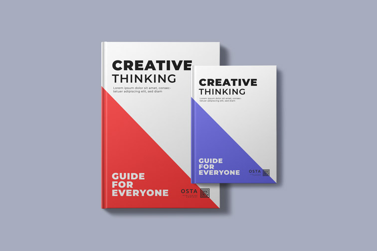 Hardcover Book and a Notebook