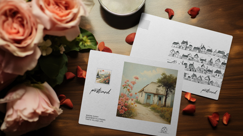 Postcards With Ethereal Roses