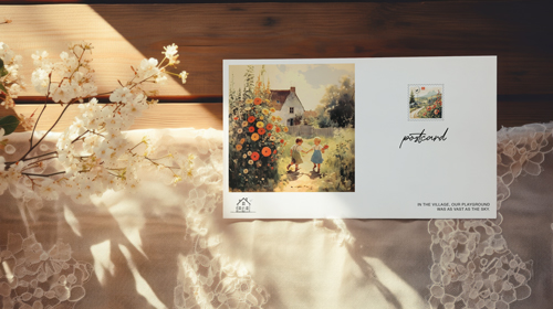 Postcard Under the Morning Sun