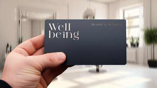 Business Card Front View