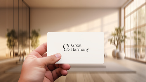 Business Card Closeup View