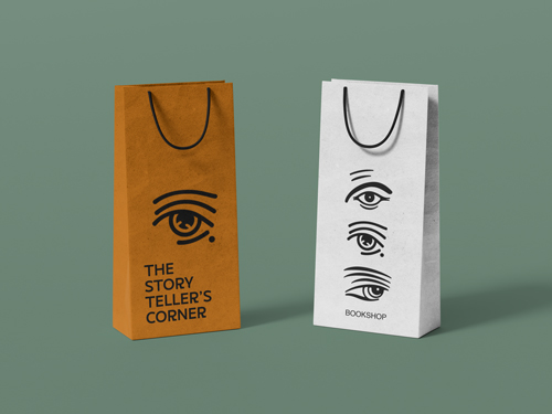 Shopping Bags in a Studio Room