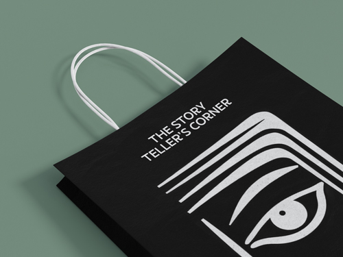 Shopping Bag High Angle View