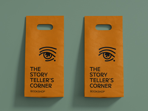 Paper Bags High Angle View