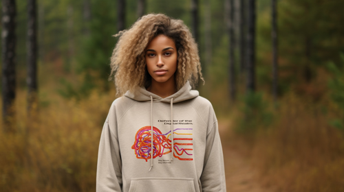 Woman Standing in a Forest