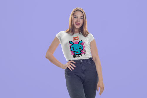 Mujer mostrando un estilo urbano