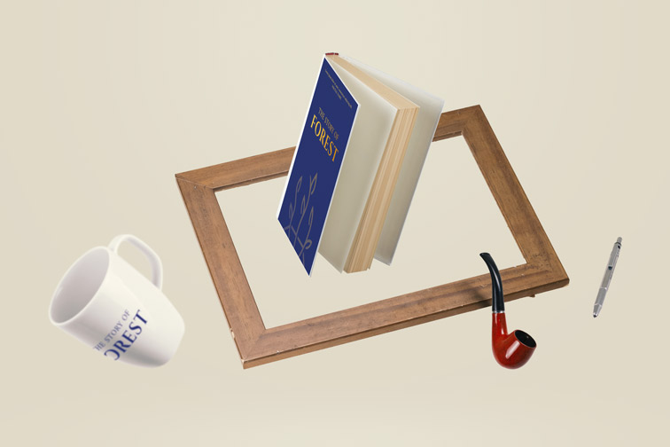 Yerçekimsiz Ortamda Kitap ve Dumanı Tüten Pipo