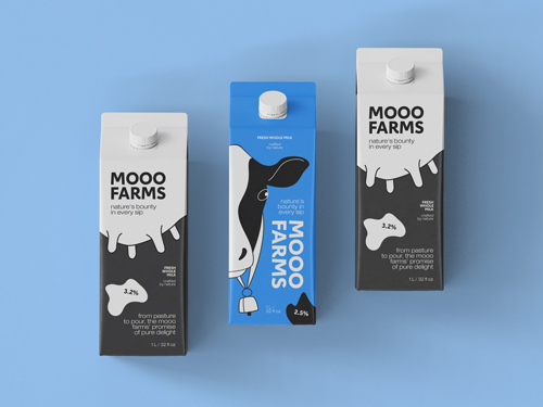 Drink Packaging Collection Top View