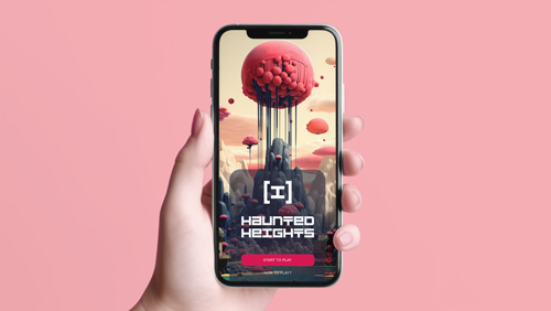 Cell Phone Promoting an Application