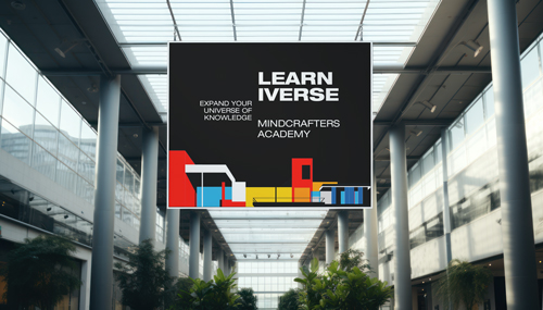 Bandera en un centro de convenciones