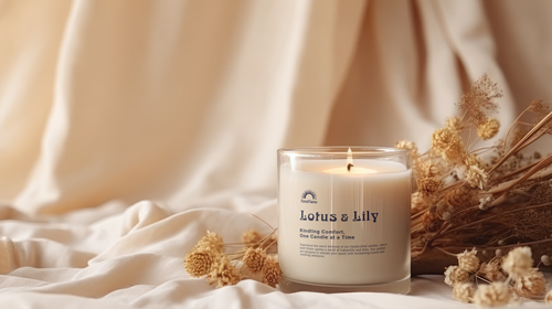 Vela en un entorno romántico