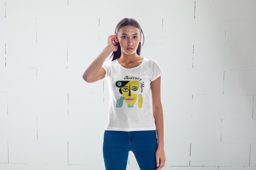 Woman Tucking Back Her Hair