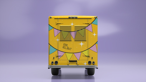 Food Truck Back View