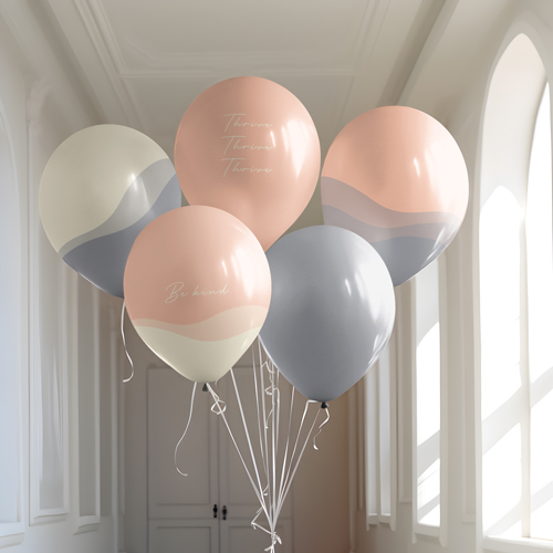 Balloon Bouquet in a Modern House