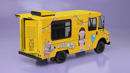 Lunch Wagon Right Angle View