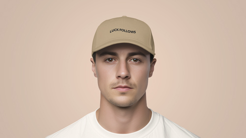 Person Wearing a Hat Front View