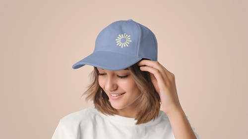 Woman Wearing a Hat Smiling