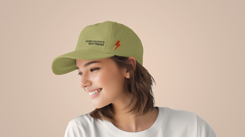 Woman in a Hat Side View