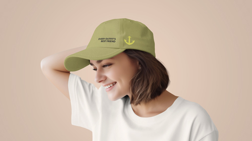Person Wearing a Cap Smiling