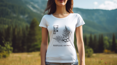 Women's T-shirt on a Nature Scenery