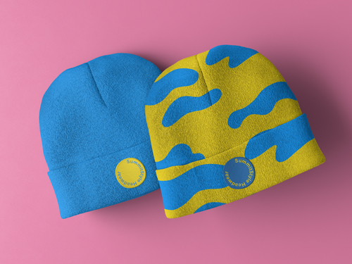 Deux chapeaux vus de haut