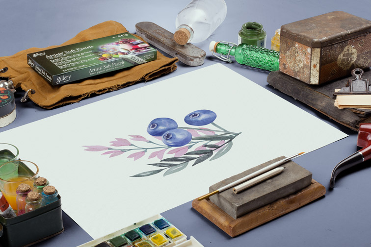 Boyama Gereçleri ile Sanat Çalışmaları Ortamı