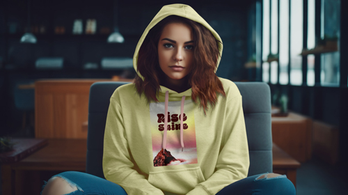 Woman Sitting on a Chair