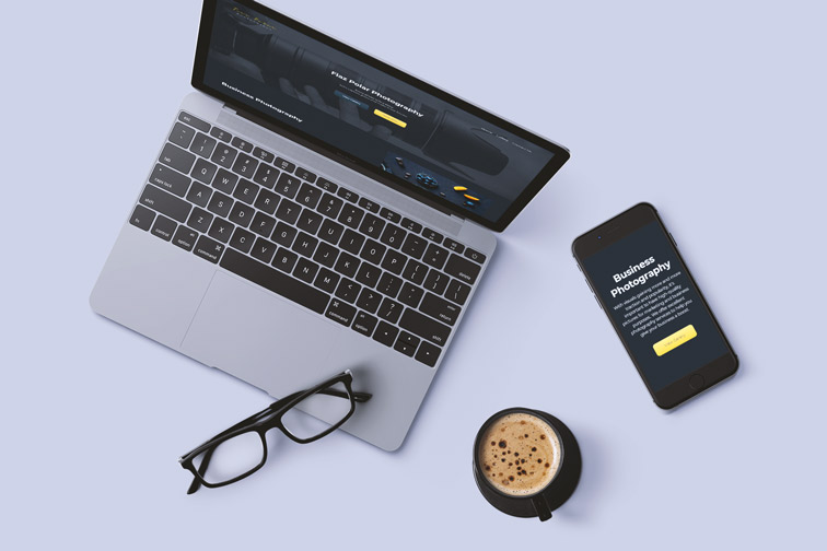 Moderner Büroarbeitsplatz