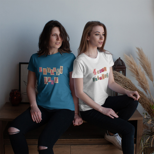 Women Posing in a Studio