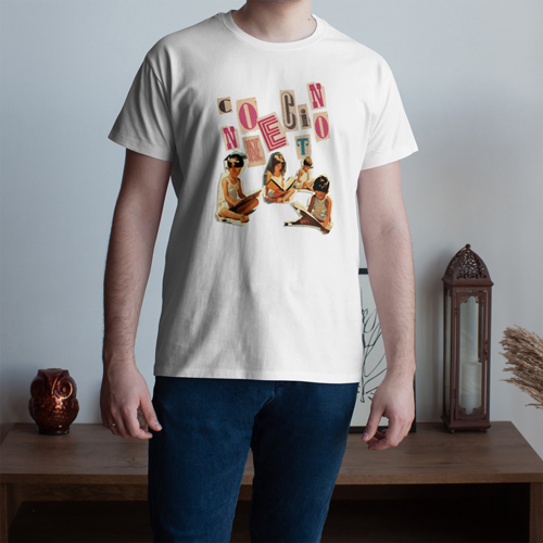 Man Wearing a T-Shirt With Jeans