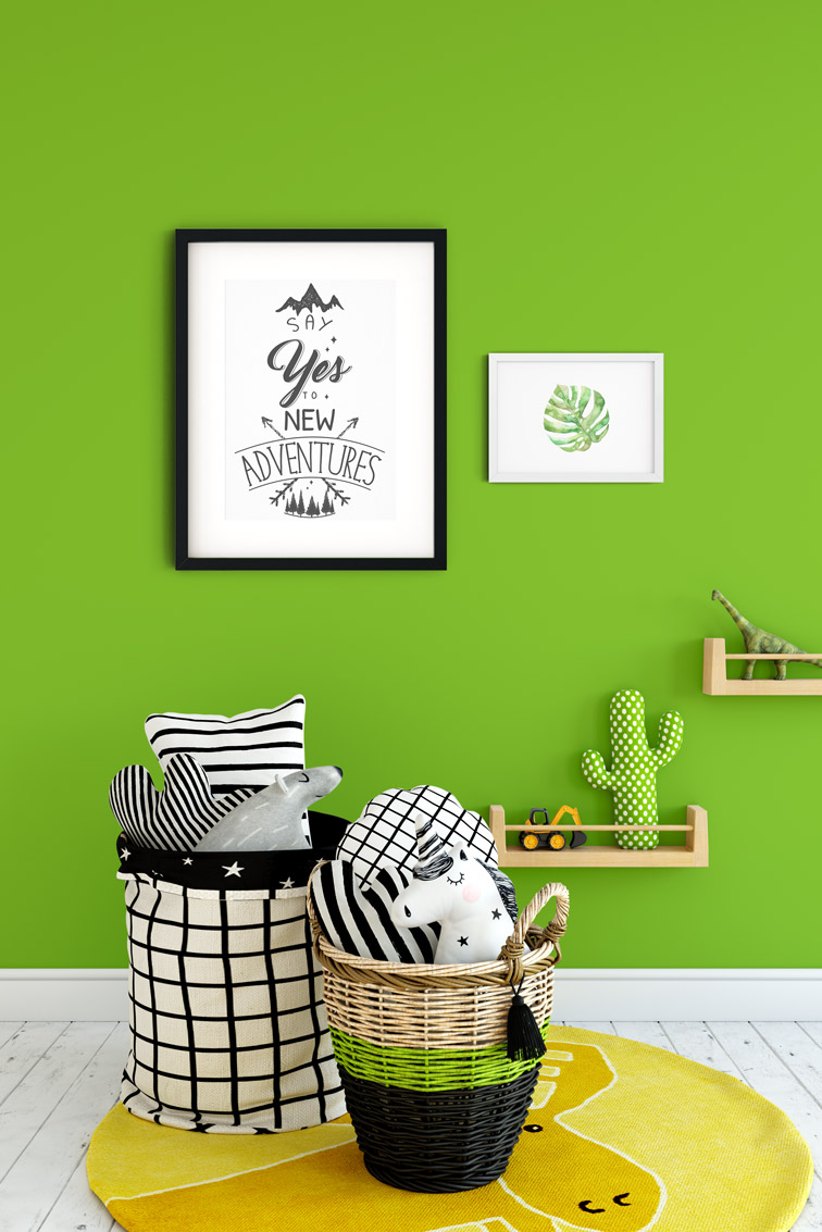 Toy Baskets and Wall Frames