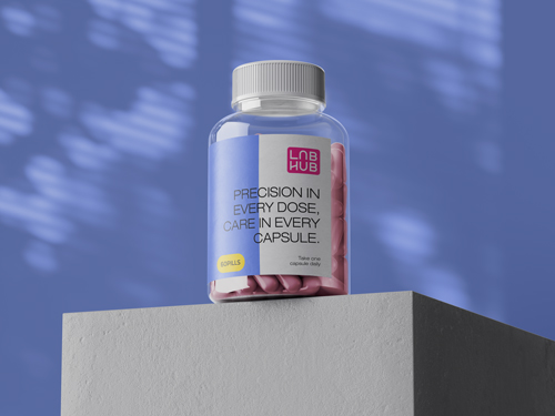 Pill Container on a Stand