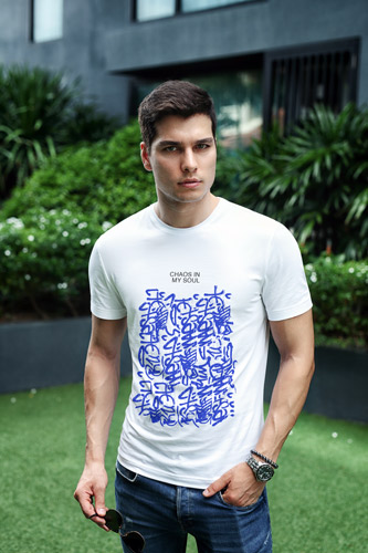 Man Standing Outside an Office